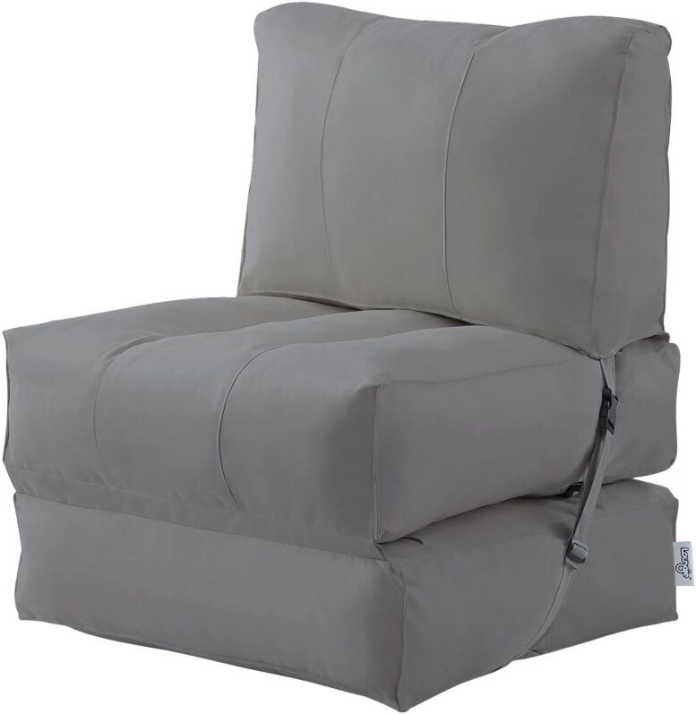 Loungie Cloudy Bean Bag Chair - Light grey