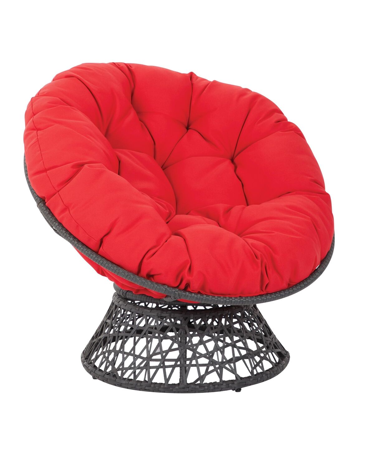 Office Star Papasan Accent Chair - Red