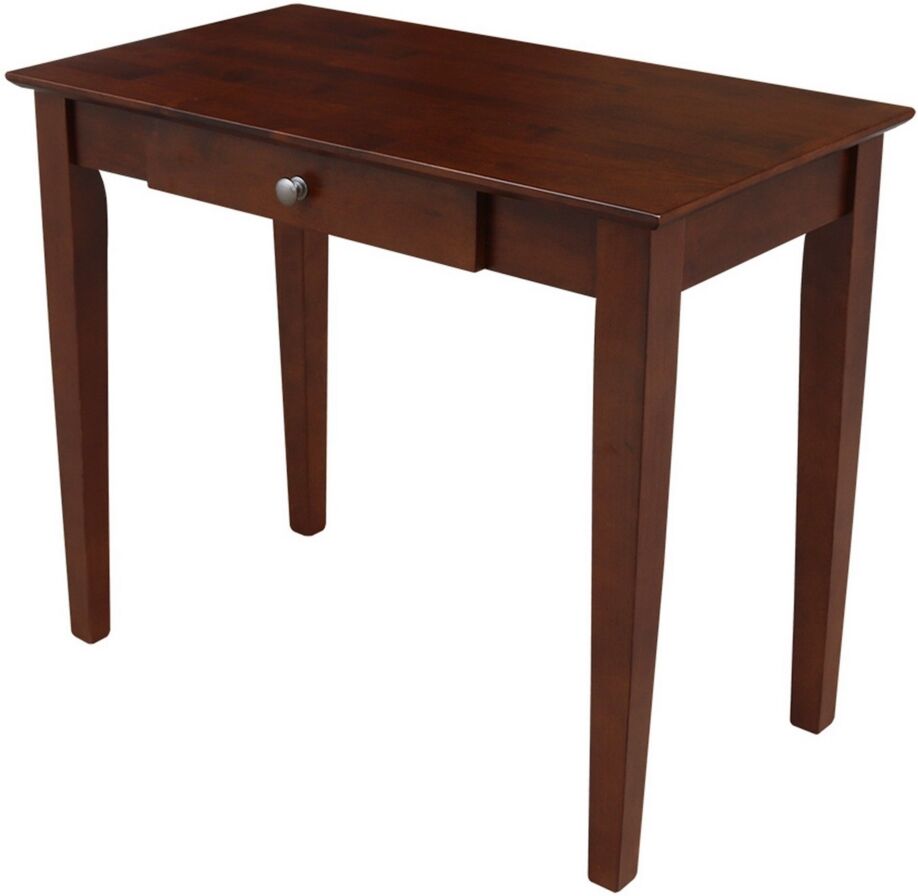 International Concepts Writing Table - Brown