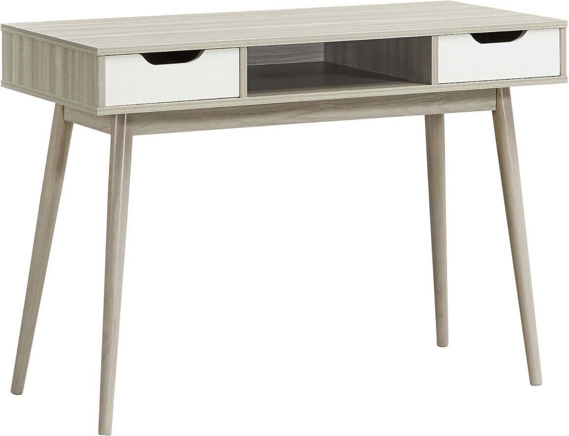 Costway Computer Desk Writing Table w/ Drawers Laptop Pc Workstation - Gray