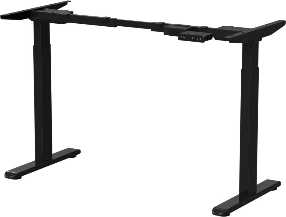 Simplie Fun Electric Stand up Desk Frame - ErGear Height Adjustable Table Legs Sit Stand Desk Frame Up to Ergonomic Standing Desk Base Workstation Fra