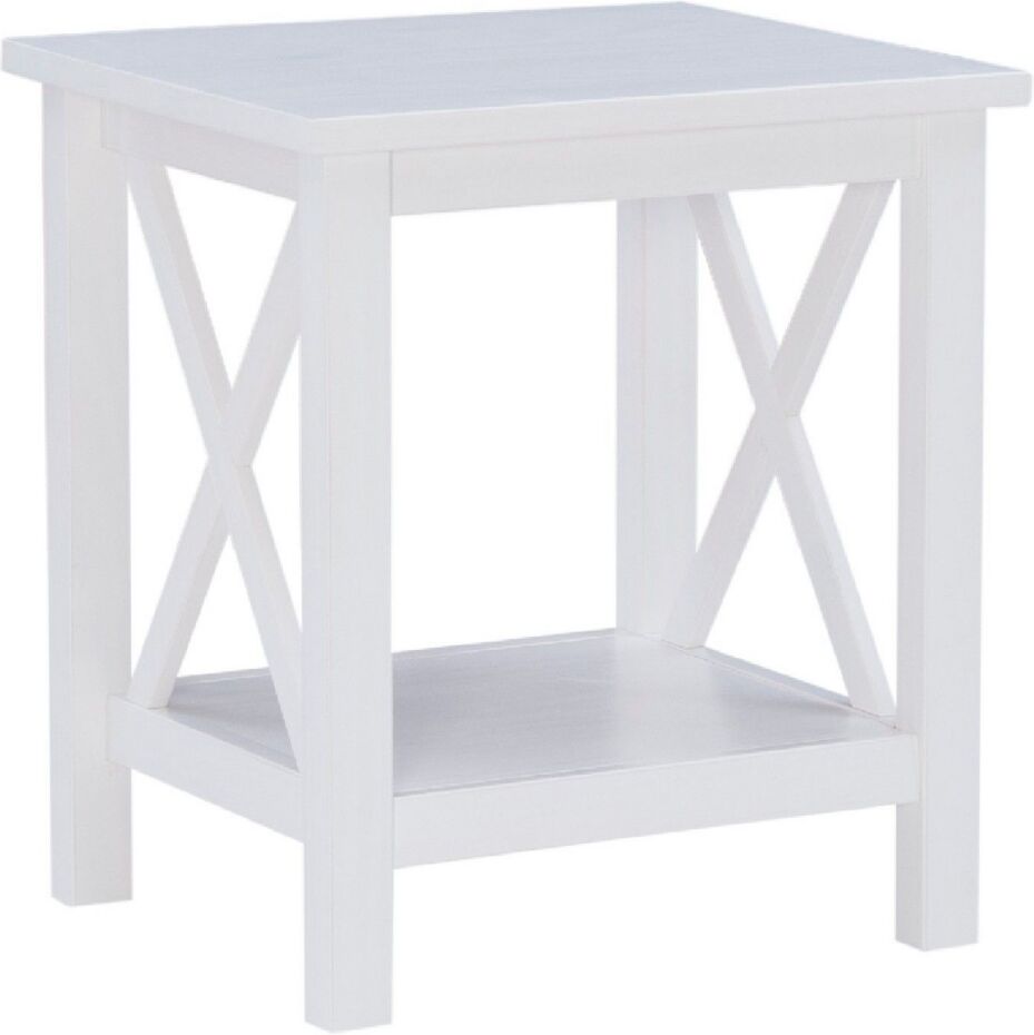 Linon Home Decor Daventry End Table - Retro White