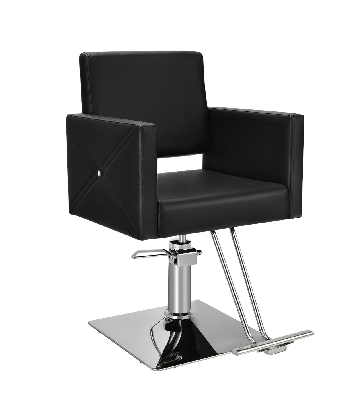 Costway Salon Chair for Hair Stylist Adjustable Swivel Chair - Black
