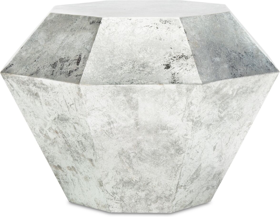 Safavieh Grace Diamond Accent Table - Antique Silver