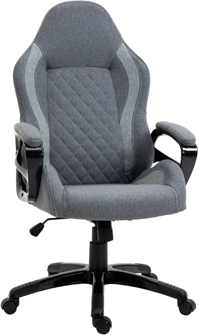 Vinsetto Ergonomic Office Gaming Computer Chair w/ an Adjustable Height - Grey