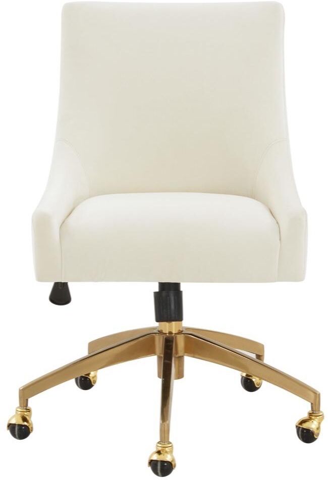 Safavieh Jakob Adjustable Swivel Desk Chair - Cream/gold