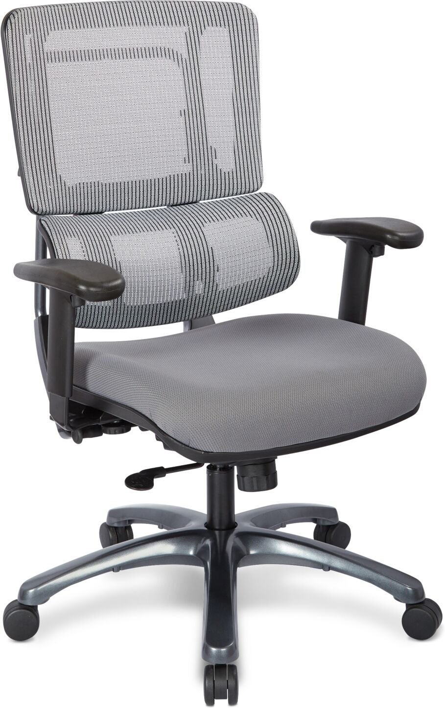 Office Star Adkin Mesh Office Chair - Grey/Silver