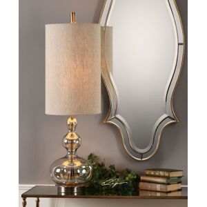 Uttermost Formoso Amber Glass Table Lamp - Open Misce