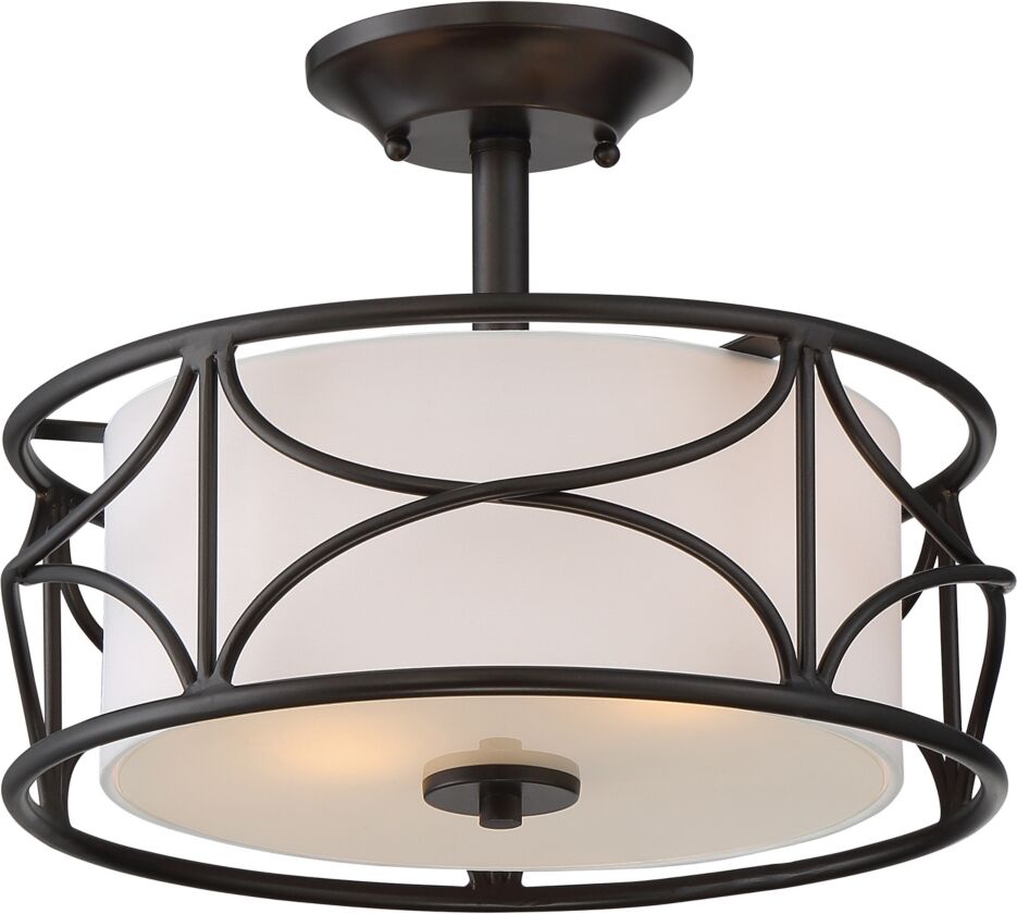 Designers Fountain Avara 2 Light Semi-Flush - Bronze