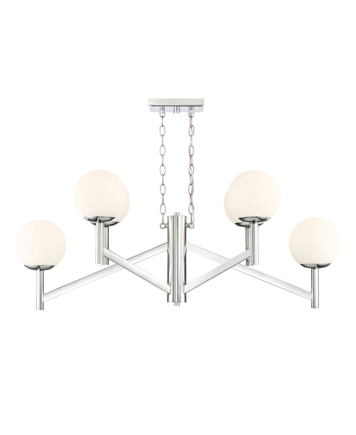 Designers Fountain Kelvin 6 Light Chandelier - Chrome