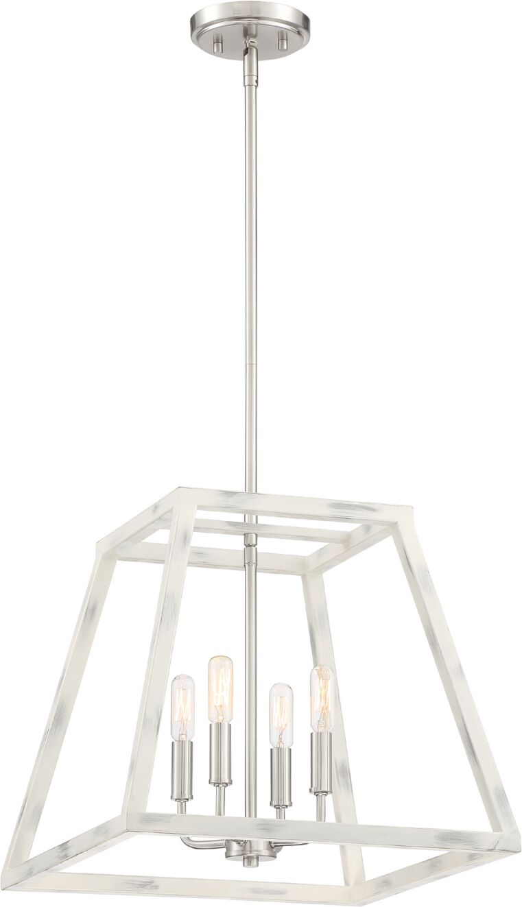 Designers Fountain Rhode 4 Light Pendant - White