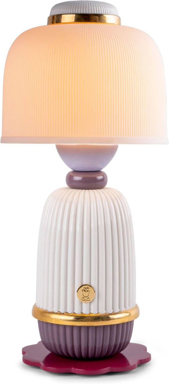 Lladro Kokeshi Lamp - Cream - Multi