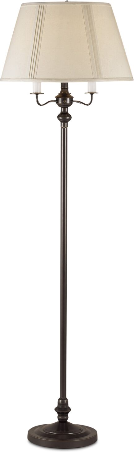 Cal Lighting Elise Metal Floor Lamp - Dark Bronze