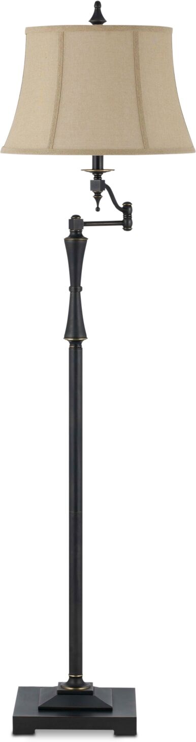 Cal Lighting Madison Swing Arm Floor Lamp - Oil Rubbed