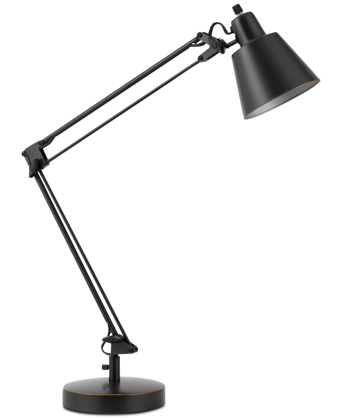 Cal Lighting Udbina Desk Lamp with Adjustable Arms - Dark Bronze