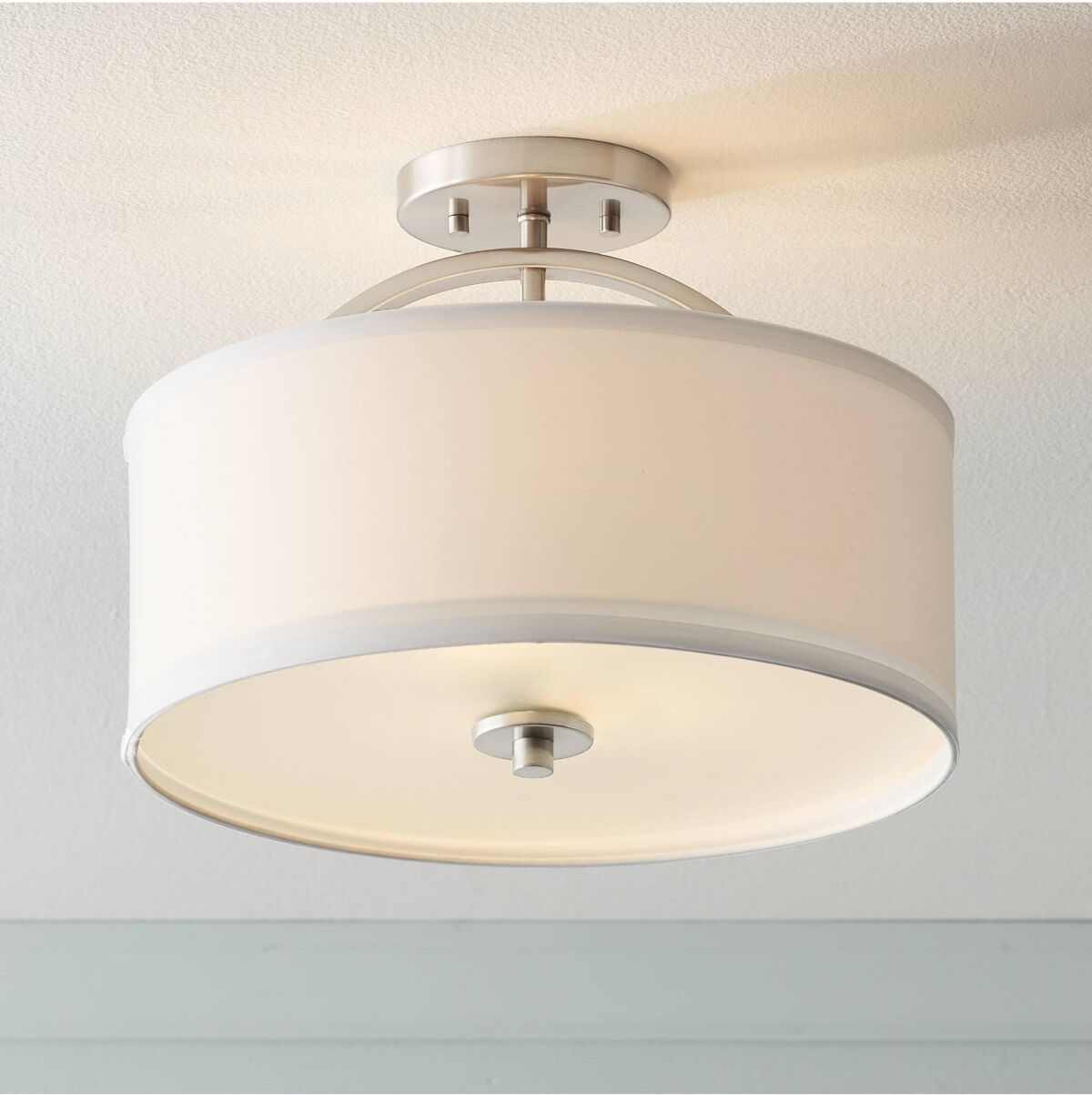 Possini Euro Design Halsted Modern Close To Ceiling Light Semi Flush Mount Fixture 15