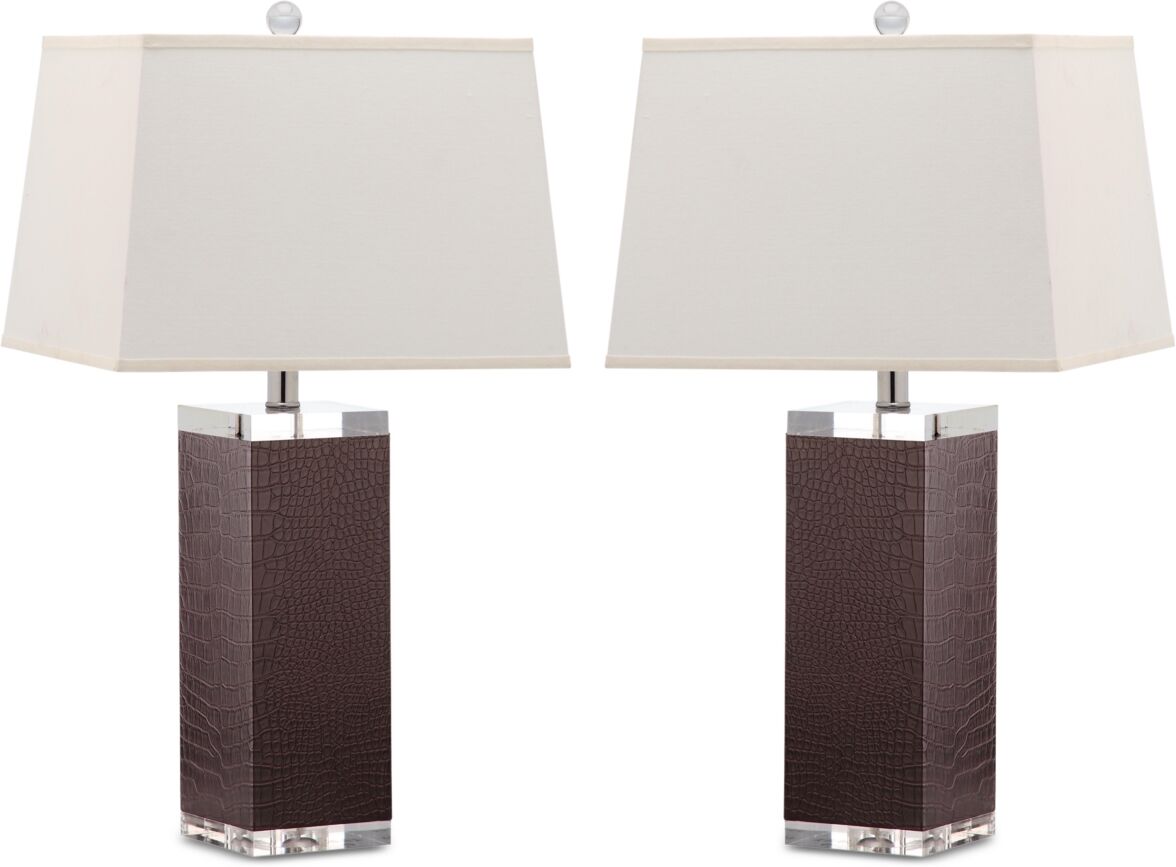 Safavieh Set of 2 Deco Table Lamps - Brown