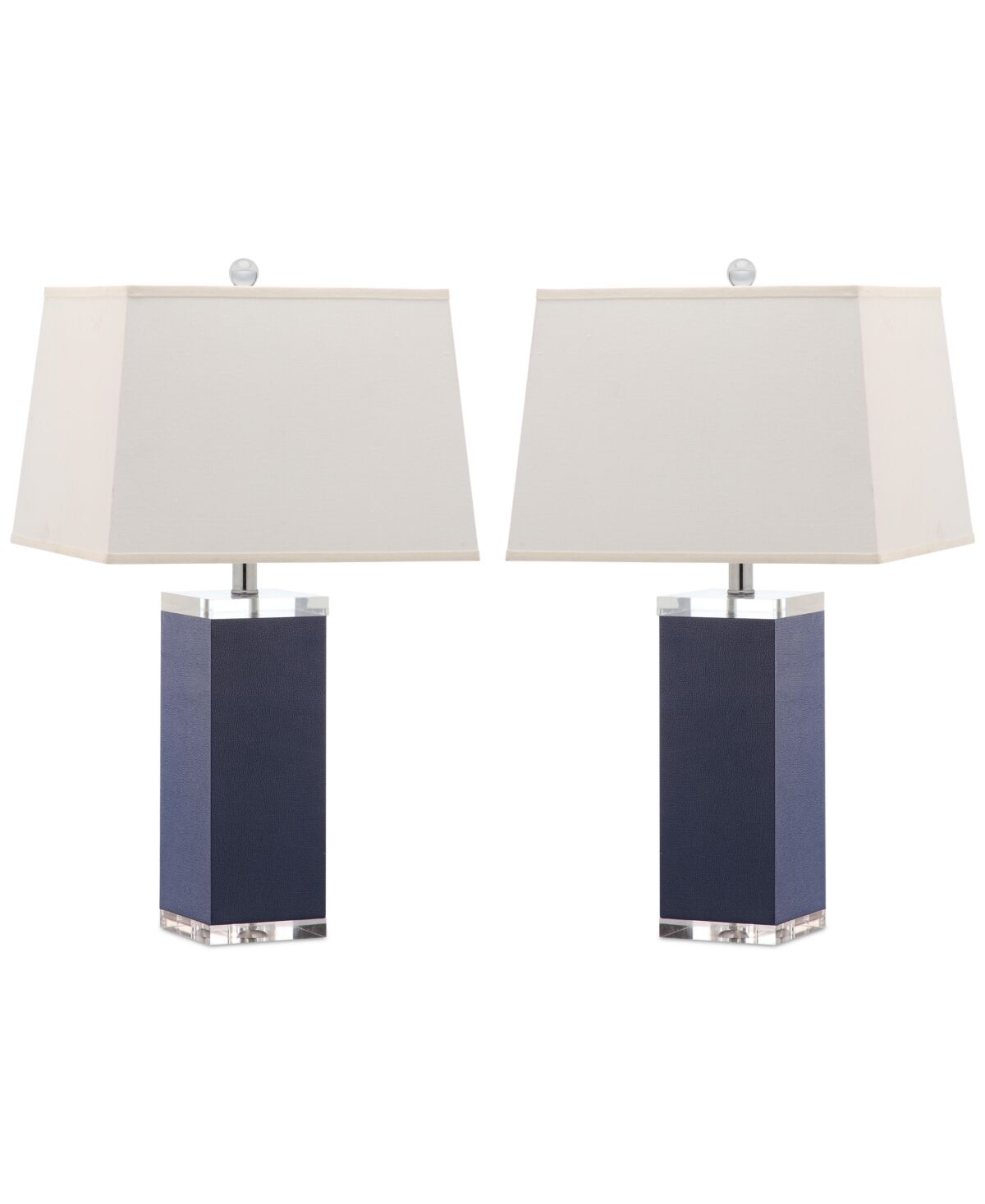 Safavieh Set of 2 Deco Table Lamps - Navy