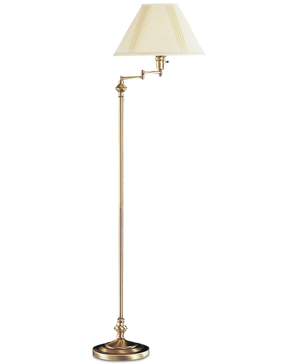 Cal Lighting Layla Swing Arm Floor Lamp - Antique Bronze