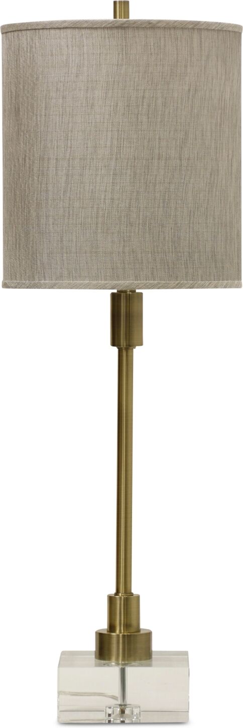 Harp & Finial Lenox Table Lamp - Gold