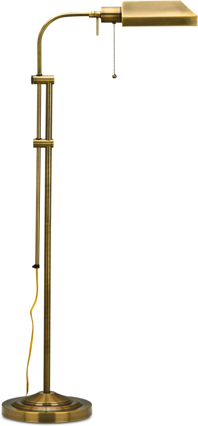 Cal Lighting Antique Bronze Pharmacy Floor Lamp with Adjustable Pole - Antique Bronze