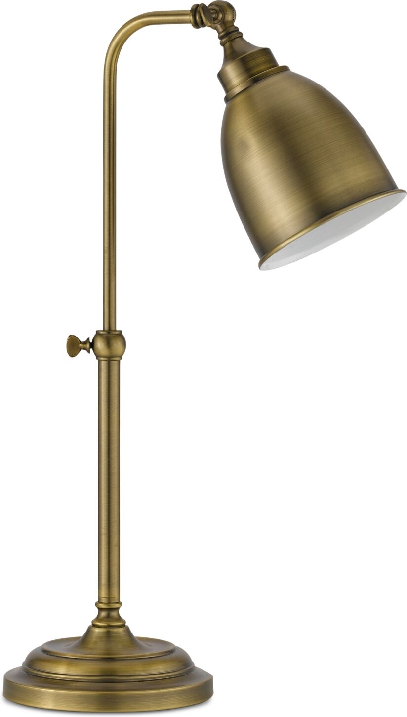 Cal Lighting Pharmacy Table Lamp with Adjustable Pole - Antique Bronze