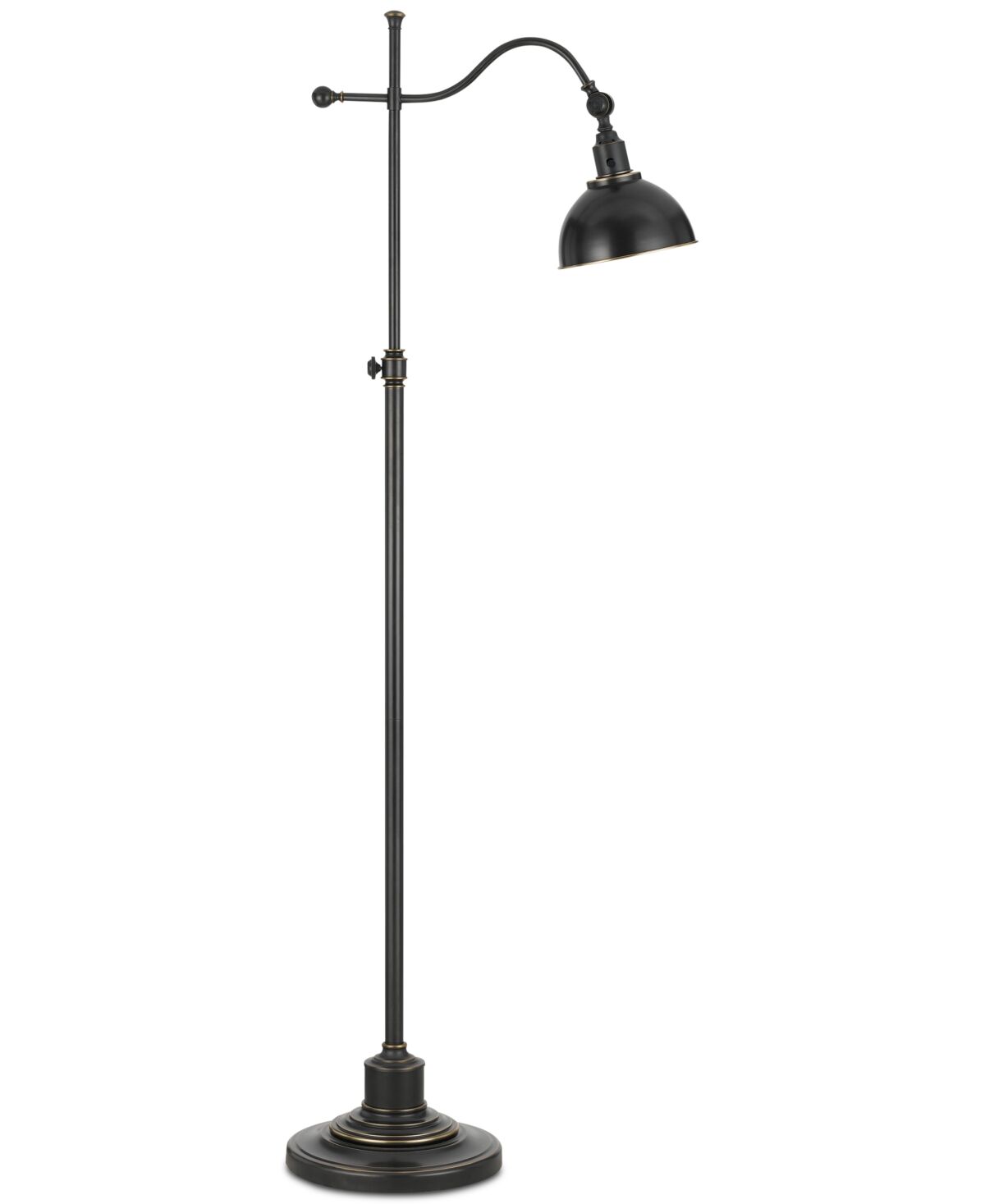 Cal Lighting Floor Lamp with Adjustable Pole - Oil Rubbed