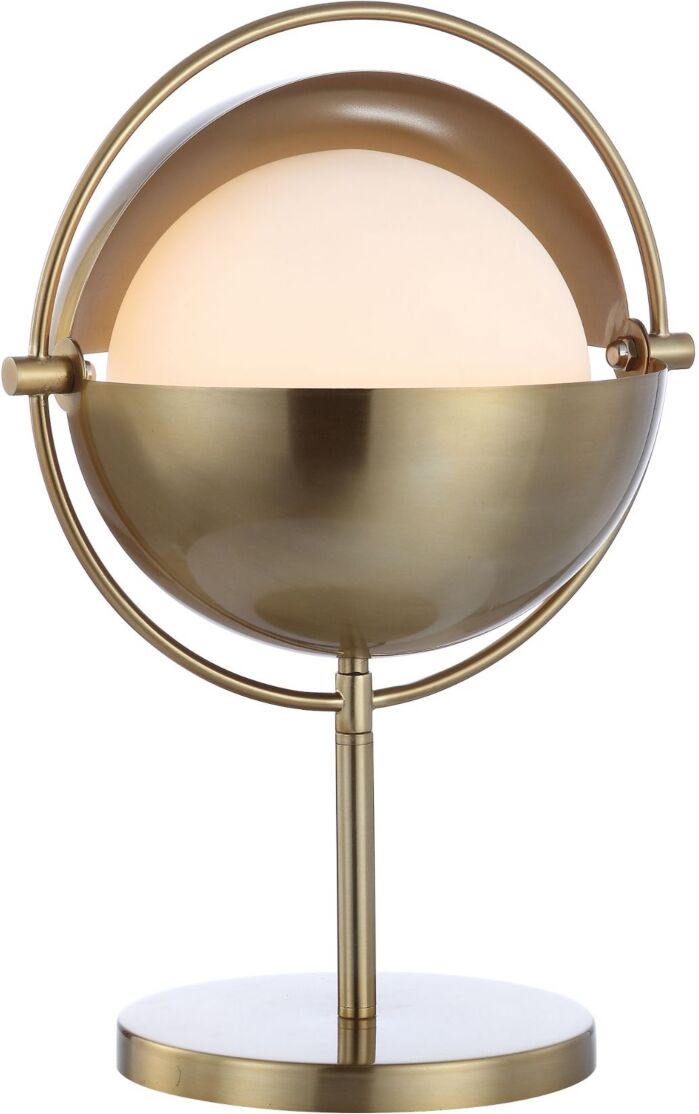 Jonathan Y Casi Art Deco Mid-Century Globe Led Table Lamp - Gold-Tone