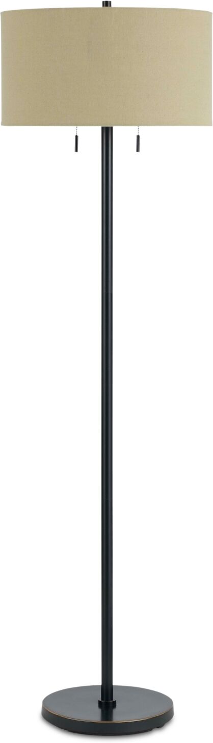 Cal Lighting Calais Metal Floor Lamp - Dark Bronze