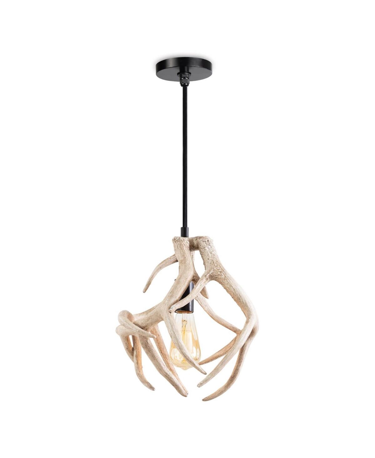 Regina Andrew Waylon Antler Pendant Lamp - Neutral