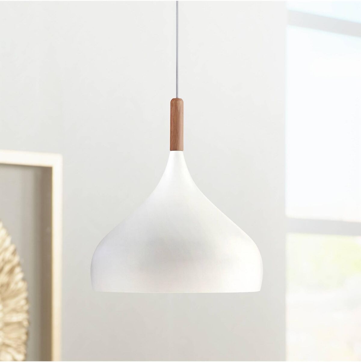 Possini Euro Design Felton White Aluminum Mini Pendant Light 13