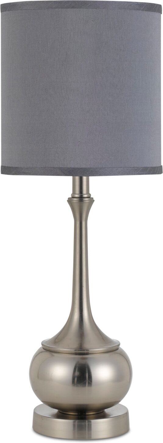 Cal Lighting Tapron Accent Lamp - Brushed Steel