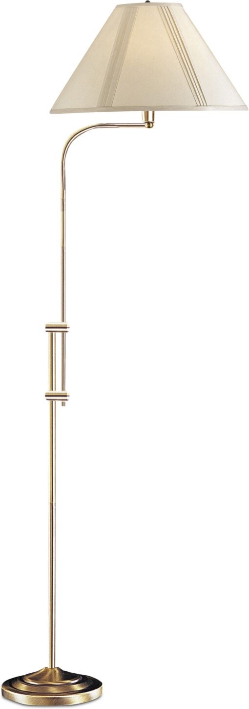 Cal Lighting Floor Lamp with Adjustable Pole - Antique Bronze