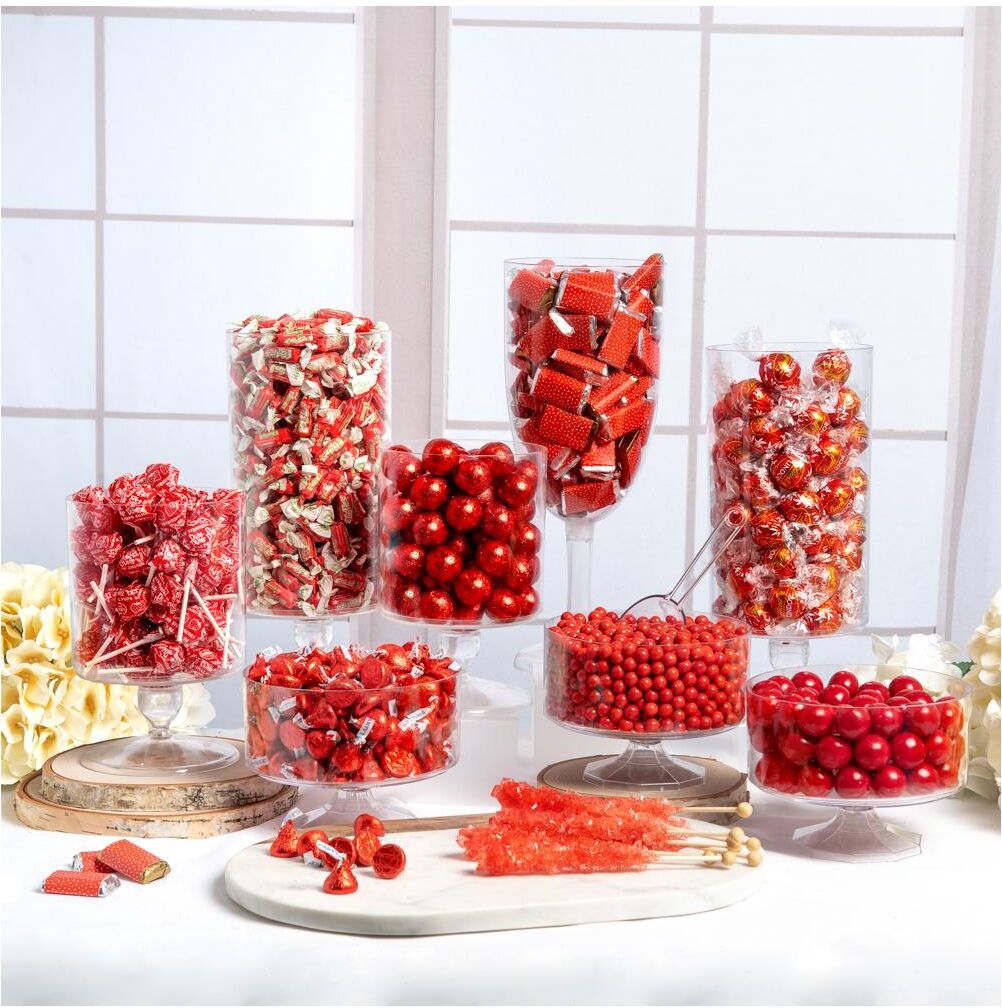 Candy 14lbs+ Deluxe Red Candy Buffet - Red