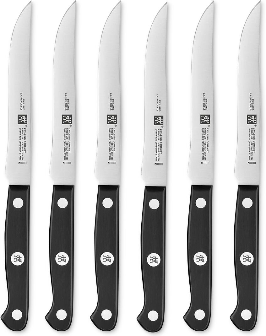 Zwilling J.a. Henckels Gourmet 6-Pc. Steak Knife Set - Black