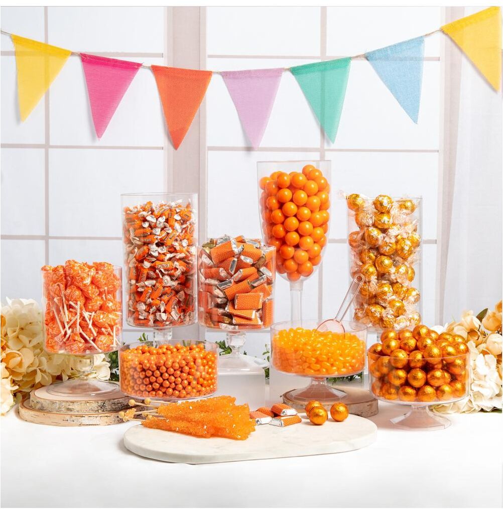 Candy 14lbs+ Deluxe Orange Candy Buffet - Orange