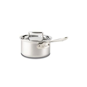 All-Clad D5 Brushed Stainless Steel 1.5 Qt. Covered Saucepan - Stainless Steel