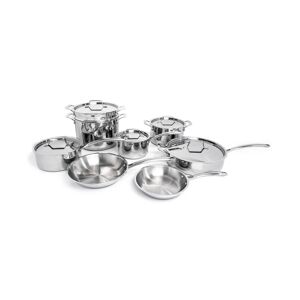BergHOFF Professional 18/10 Stainless Steel Tri-Ply 13 Piece Cookware Set - Silver
