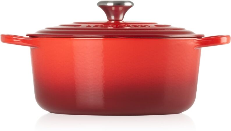 Le Creuset Signature Enameled Cast Iron 5.5 Qt. Round Dutch Oven - Cerise