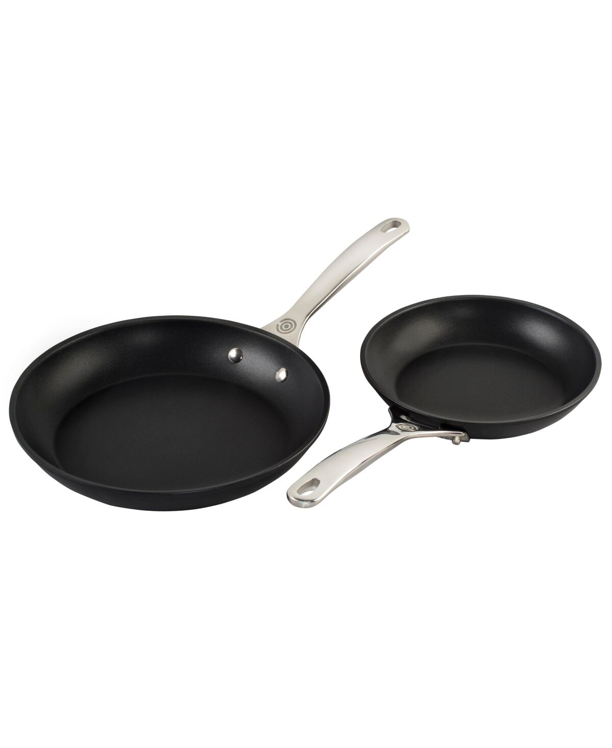 Le Creuset Toughened Nonstick Pro 2-Pc. Fry Pan Set - Black