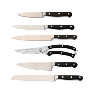 BergHOFF Essentials Collection Triple Riveted 6-Pc. Cutlery Set - Black