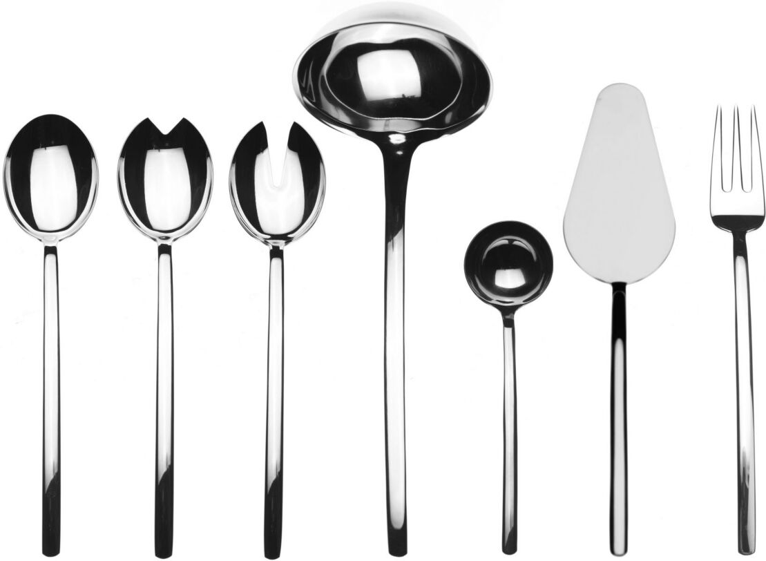 Mepra Due Serving Set, 7 Piece - Stainless Steel