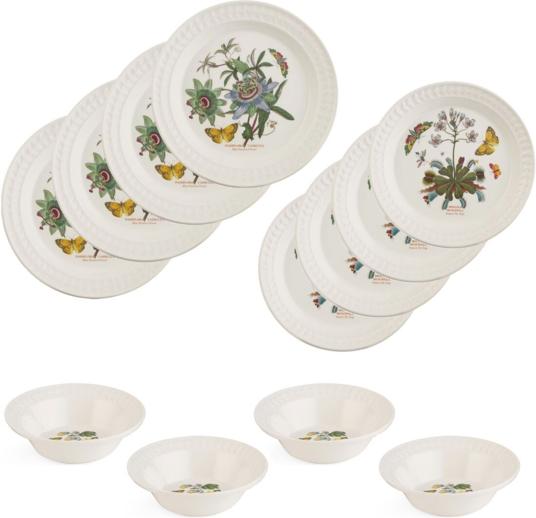 Portmeirion Botanic Garden Harmony 12 Piece Dinnerware Set, Service for 4 - Amber