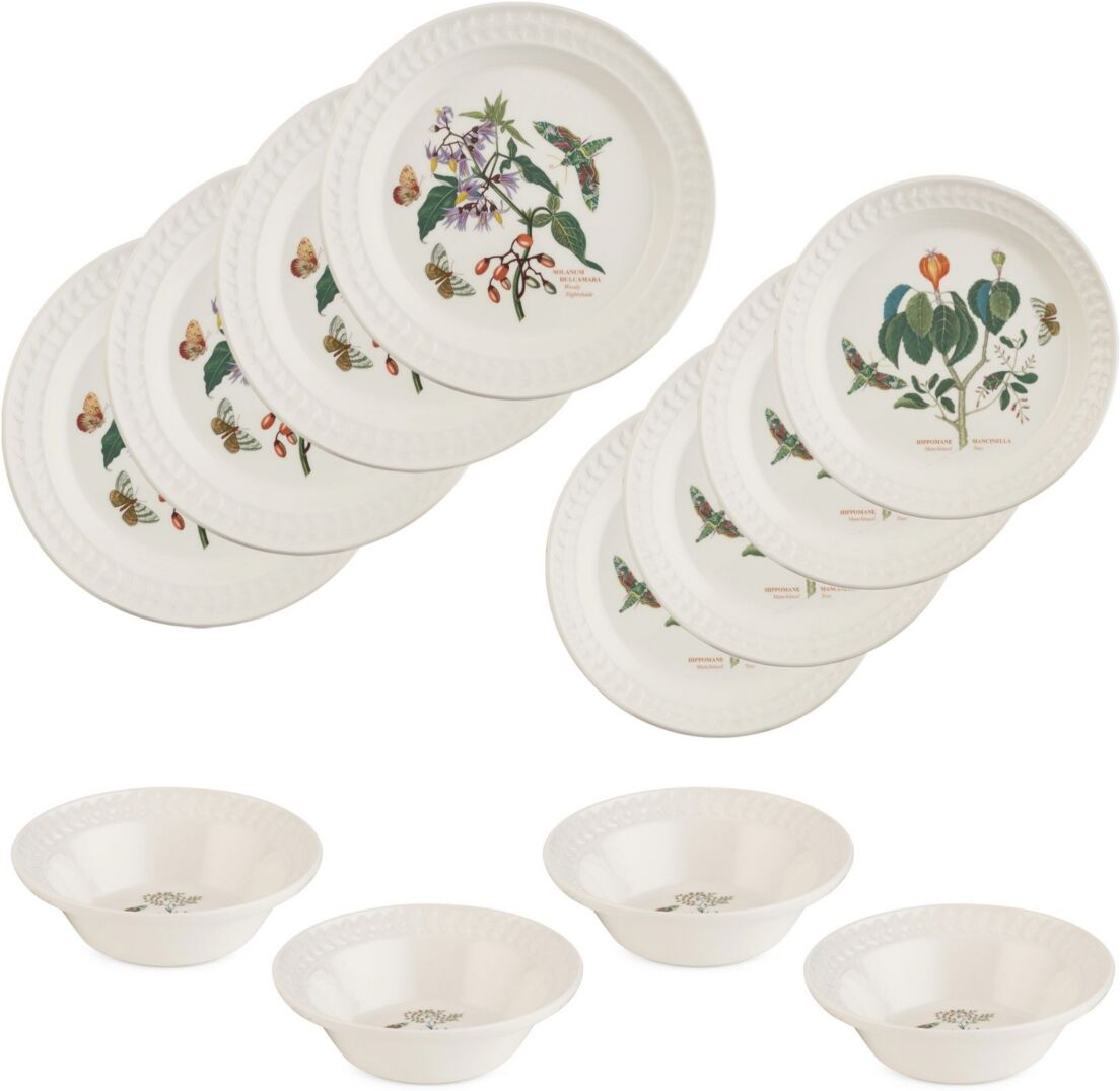 Portmeirion Botanic Garden Harmony 12 Piece Dinnerware Set, Service for 4 - Emerald