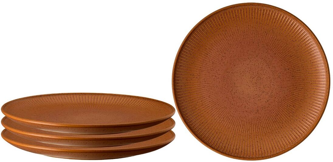 Rosenthal Clay Set of 4 Dinner Plates, Service for 4 - Earth