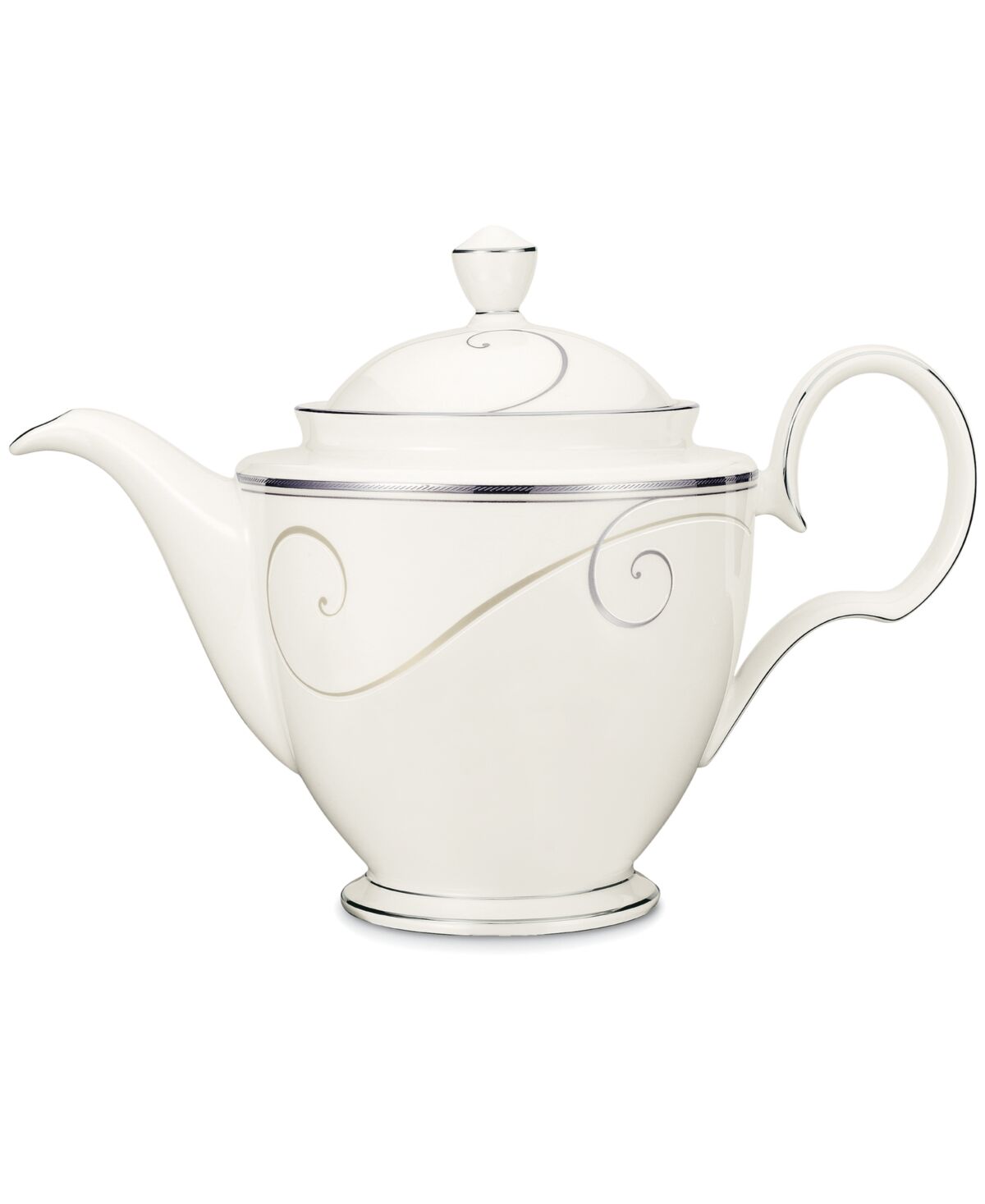 Noritake Dinnerware, Platinum Wave Coffee Pot