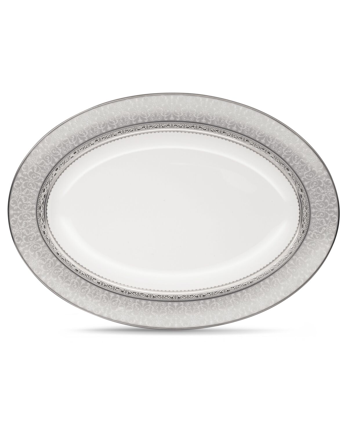 Noritake Dinnerware, Odessa Platinum Oval Platter 14
