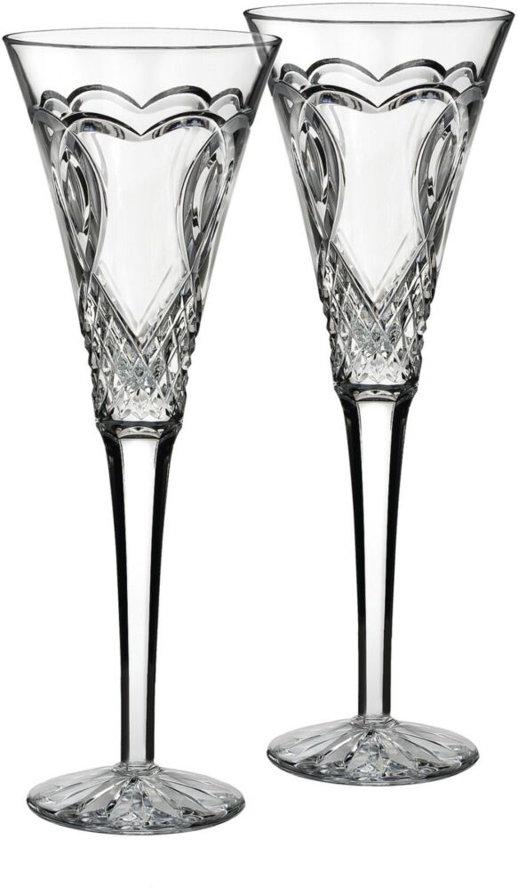 Waterford Wedding Toasting Flute 7 oz, Set of 2 - Clear