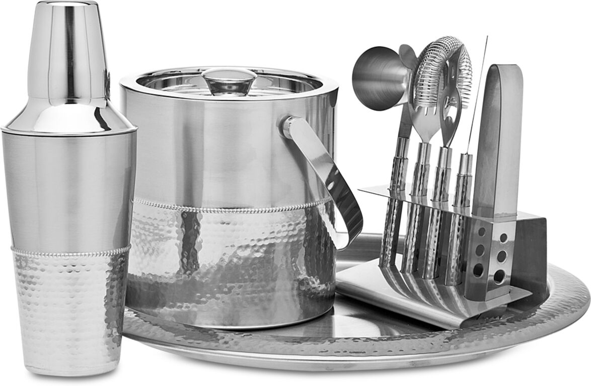 Godinger Stainless Steel 9-Pc. Bar Tools Set - Silver