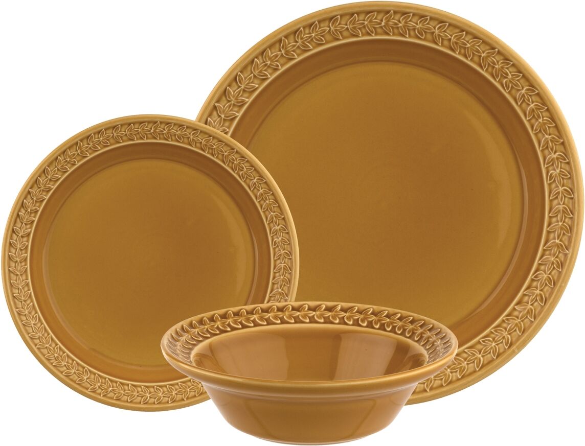 Portmeirion Botanic Garden Harmony 12 Piece Dinnerware Set, Service for 4 - Amber